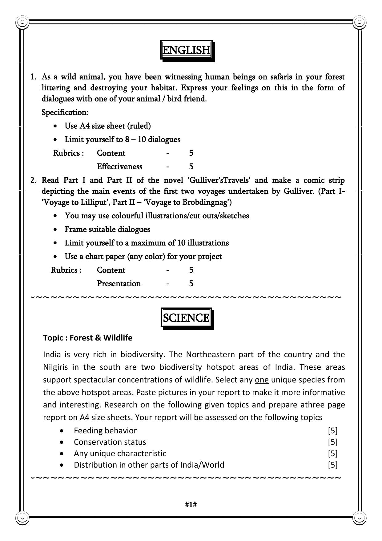 CBSE Worksheets for Class 9 Assignment 8 - Page 2