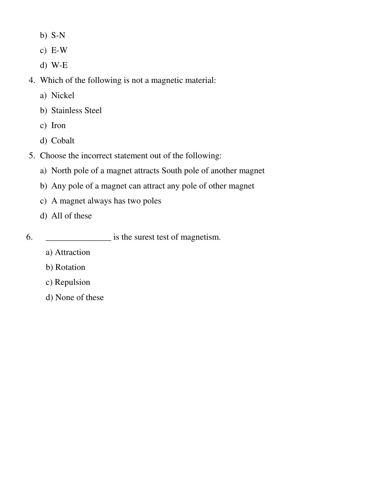 CBSE Worksheets for Class 6 Science Assignment 65 - Page 3
