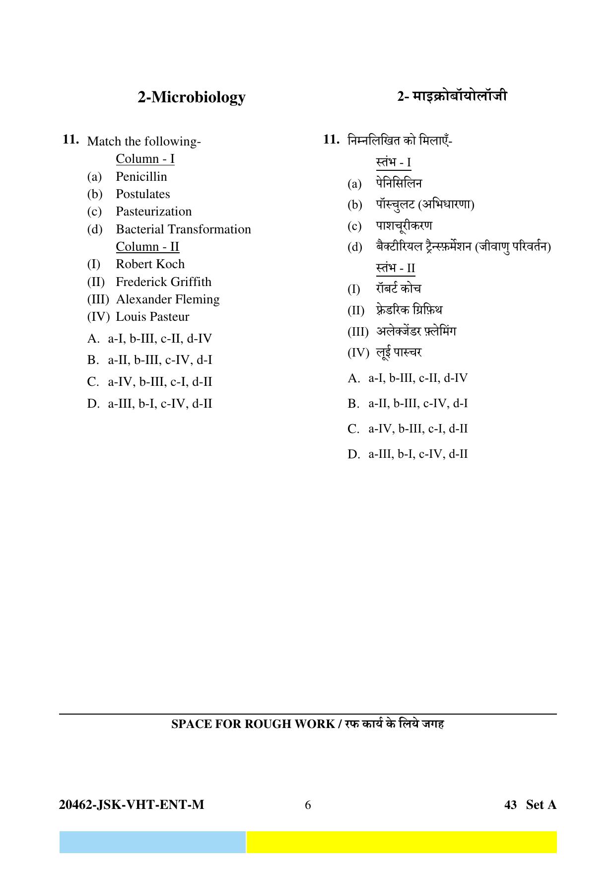 CG Post Basic B.Sc Nursing 2024 Question Paper - Page 6