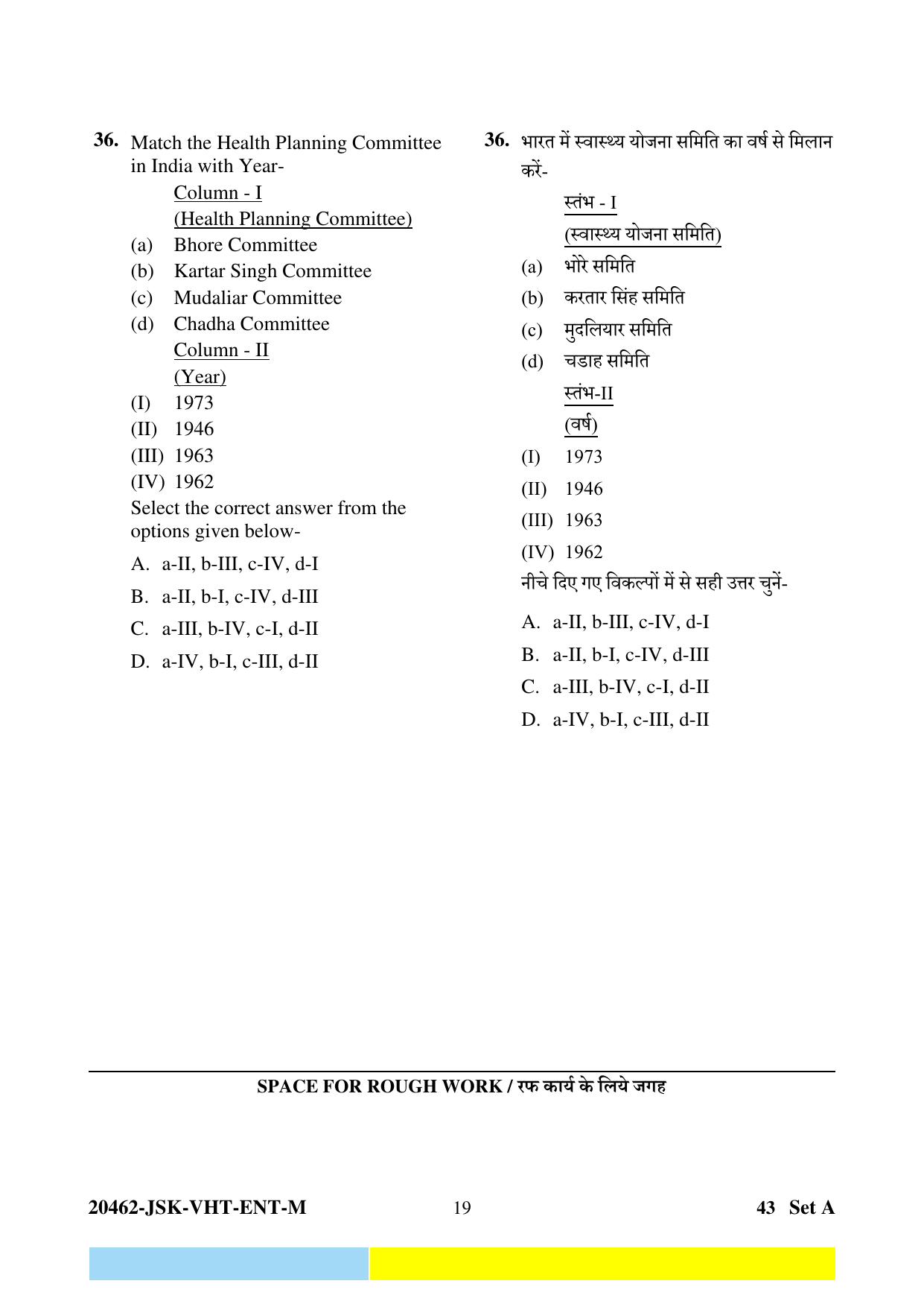 CG Post Basic B.Sc Nursing 2024 Question Paper - Page 19