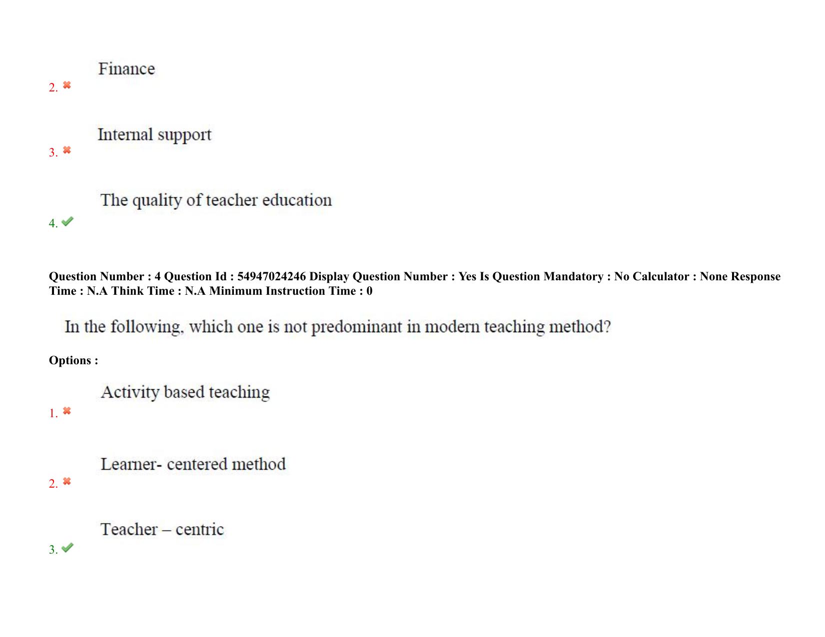 AP RCET 2022: Archaeology -  18-10-2022 (Tuesday) Session-I: Question Paper With keys - Page 4