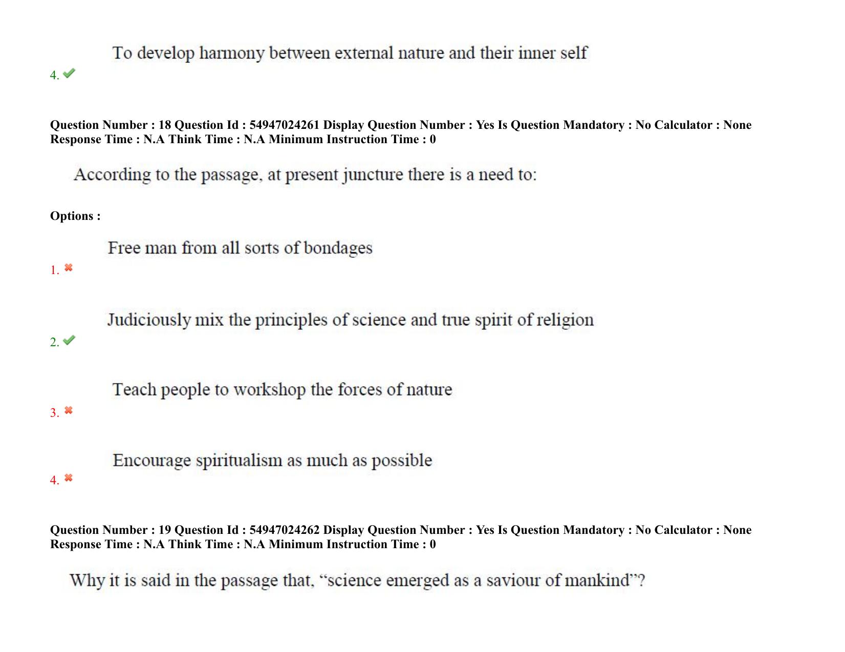 AP RCET 2022: Archaeology -  18-10-2022 (Tuesday) Session-I: Question Paper With keys - Page 16
