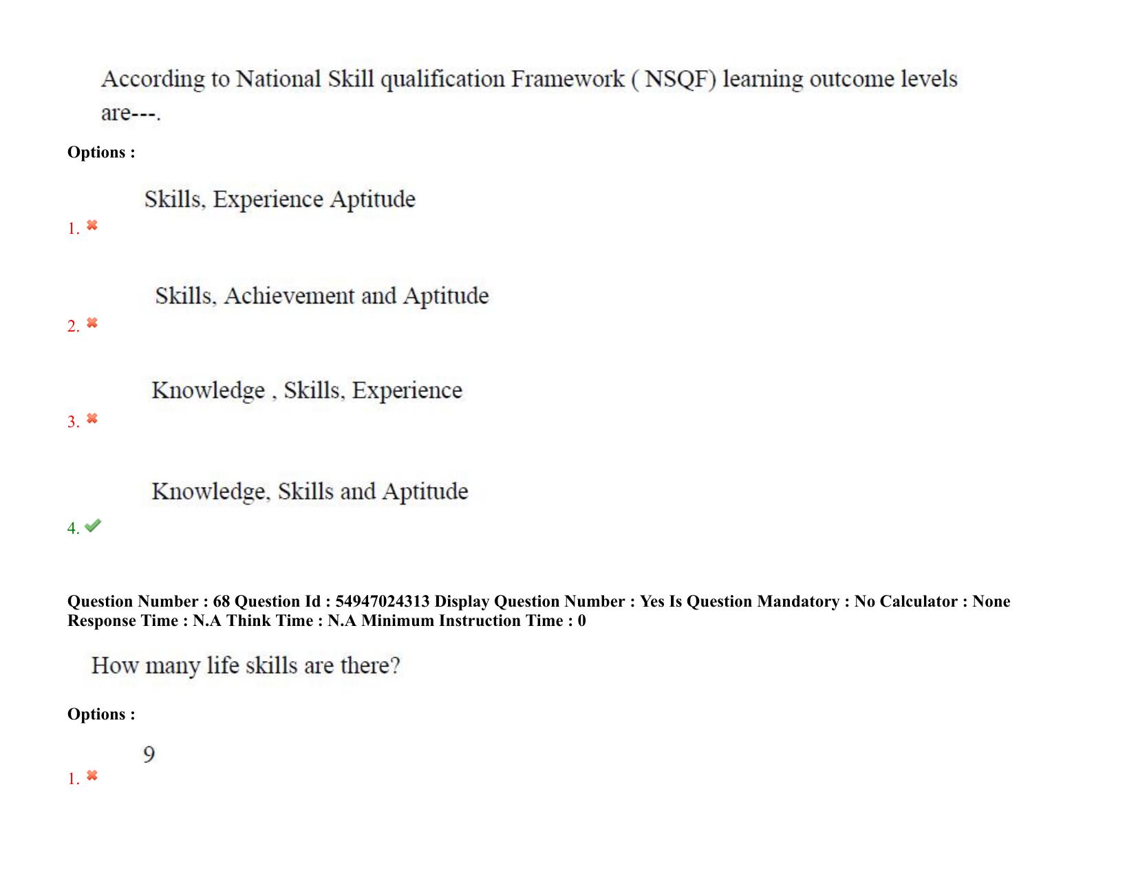 AP RCET 2022: Archaeology -  18-10-2022 (Tuesday) Session-I: Question Paper With keys - Page 53