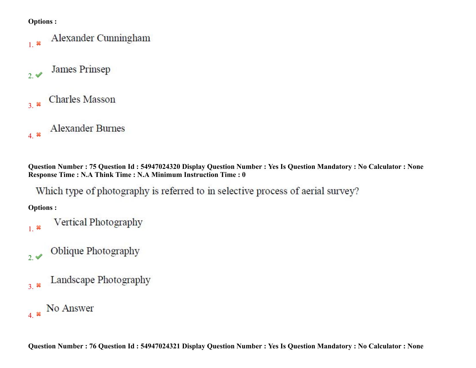 AP RCET 2022: Archaeology -  18-10-2022 (Tuesday) Session-I: Question Paper With keys - Page 58