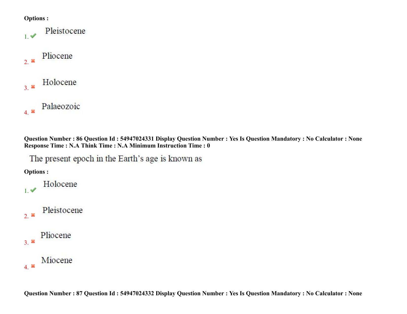 AP RCET 2022: Archaeology -  18-10-2022 (Tuesday) Session-I: Question Paper With keys - Page 64