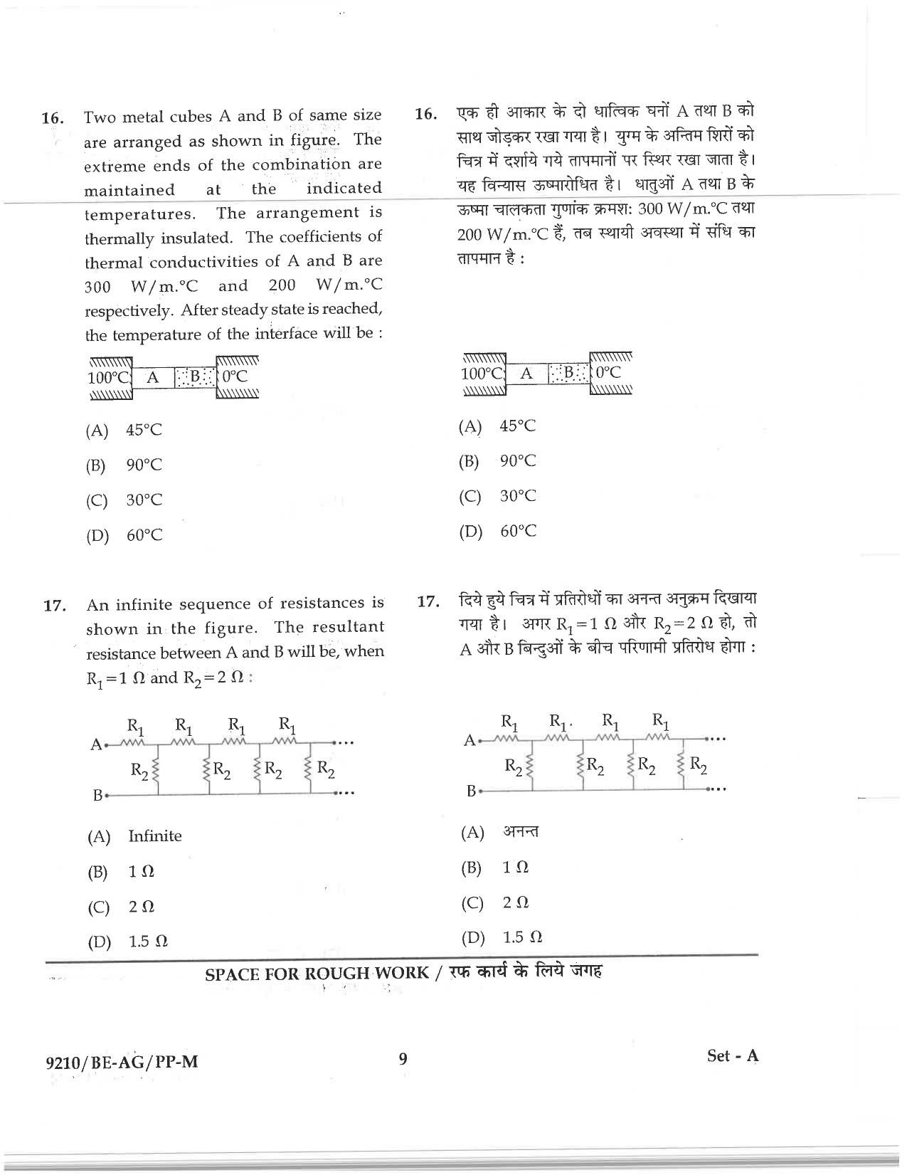 CG PAT / PVPT 2019  AGRICULTURE Question Papers - Page 9