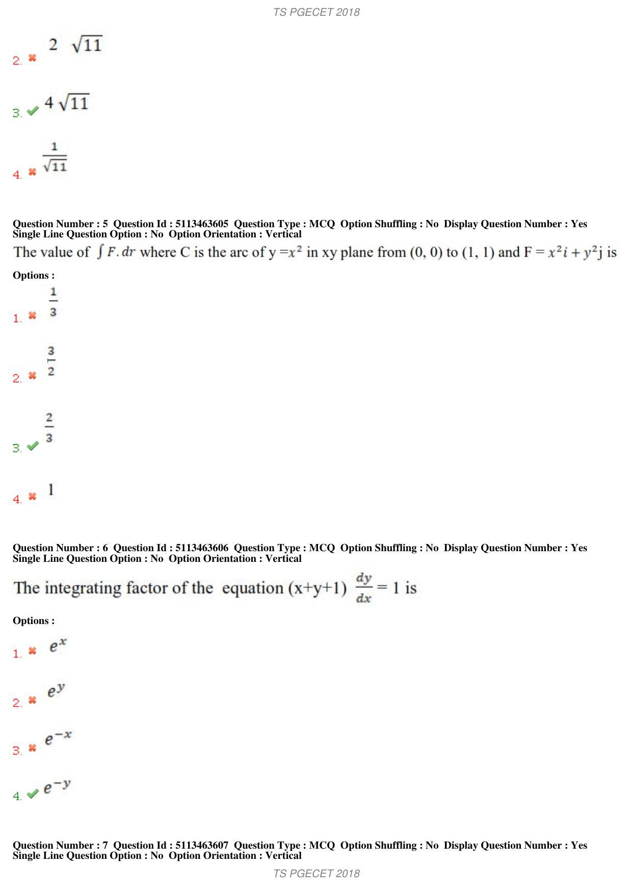 TS PGECET 2018: Instrumentation Engineering Question Papers - Page 3