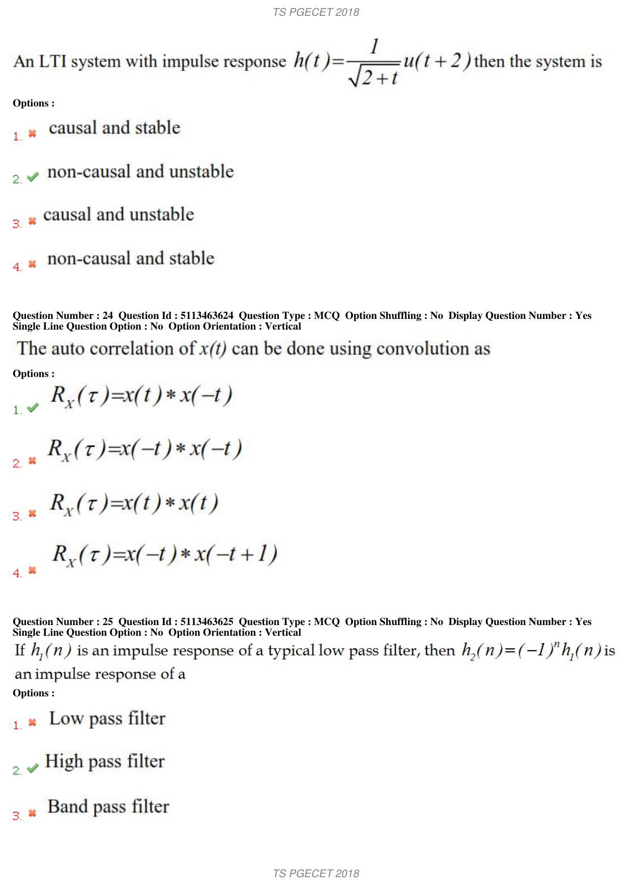 TS PGECET 2018: Instrumentation Engineering Question Papers - Page 11