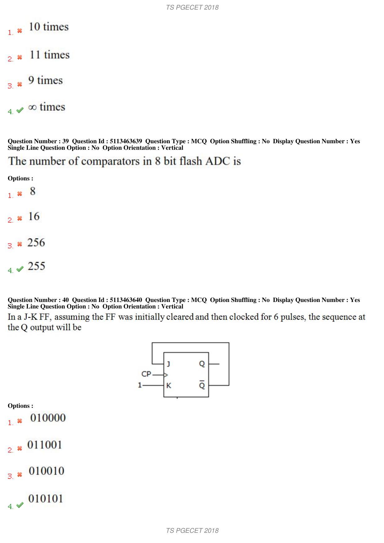 TS PGECET 2018: Instrumentation Engineering Question Papers - Page 18
