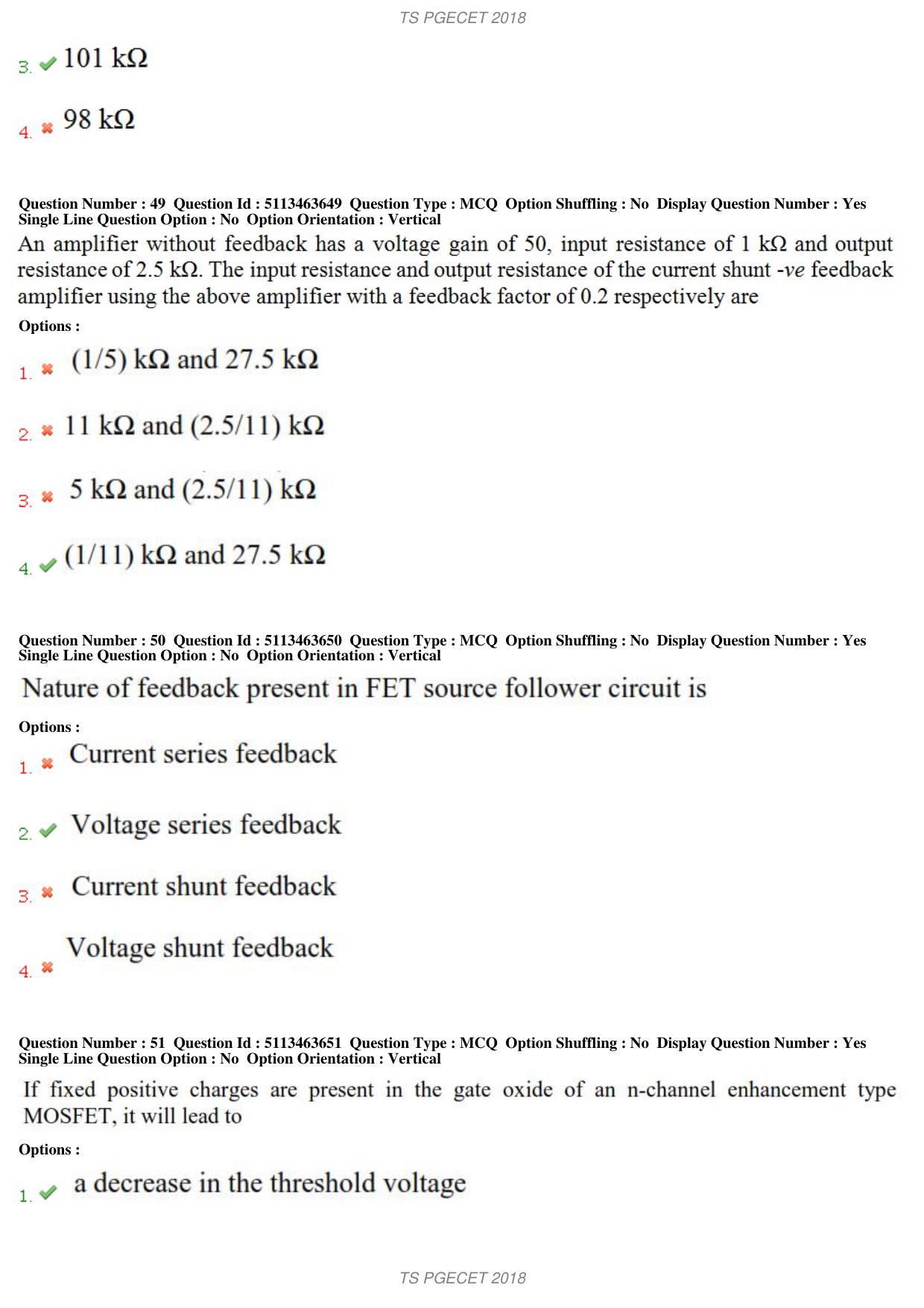 TS PGECET 2018: Instrumentation Engineering Question Papers - Page 23