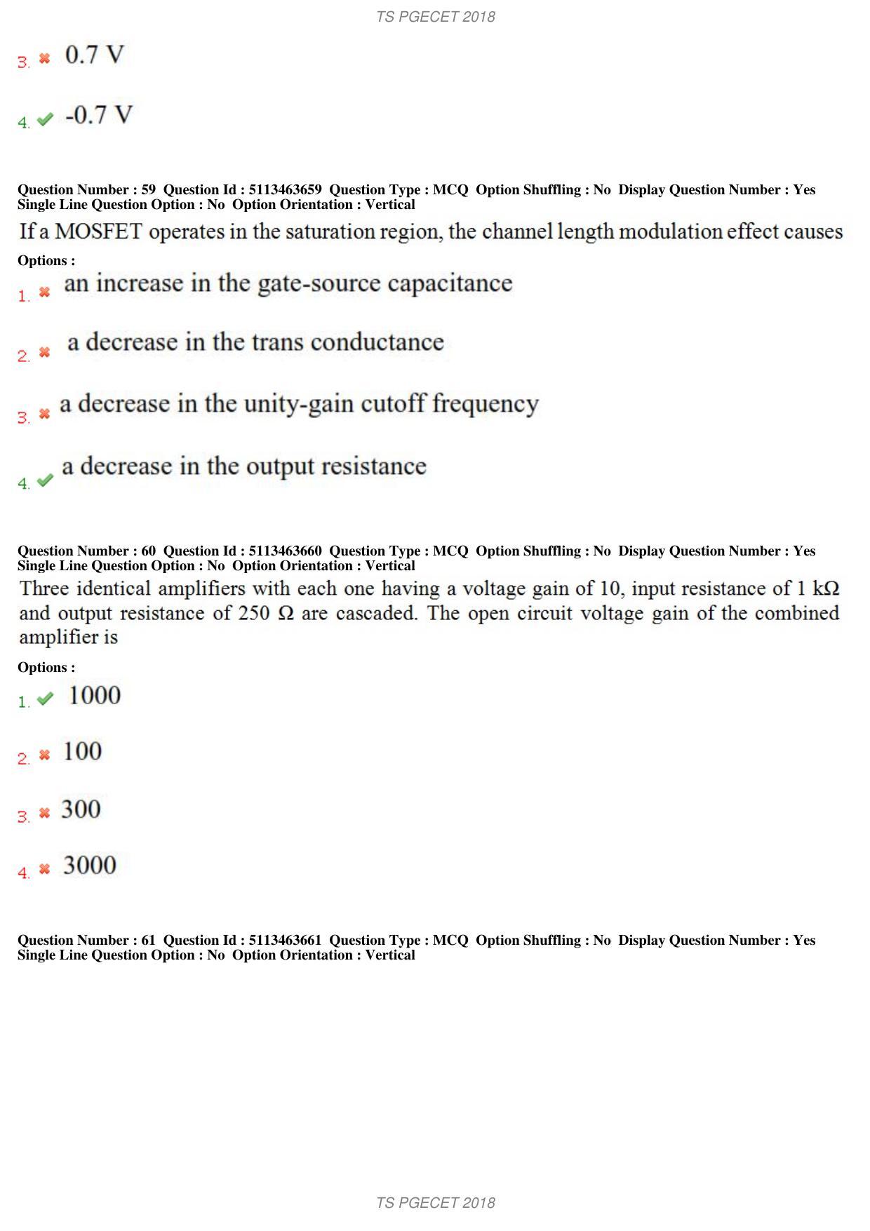 TS PGECET 2018: Instrumentation Engineering Question Papers - Page 27