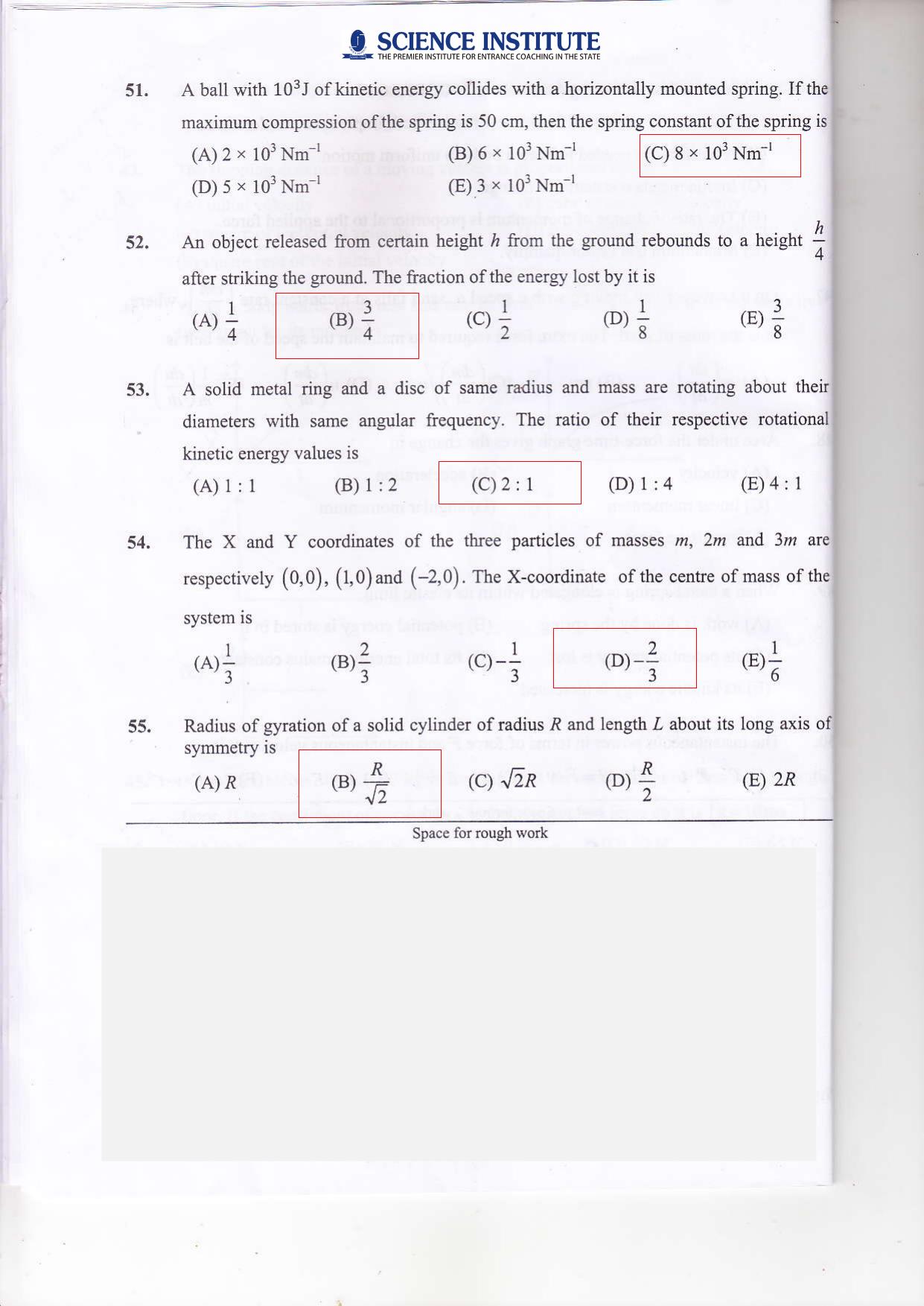 KEAM Paper I 2021 Question Paper - Page 15