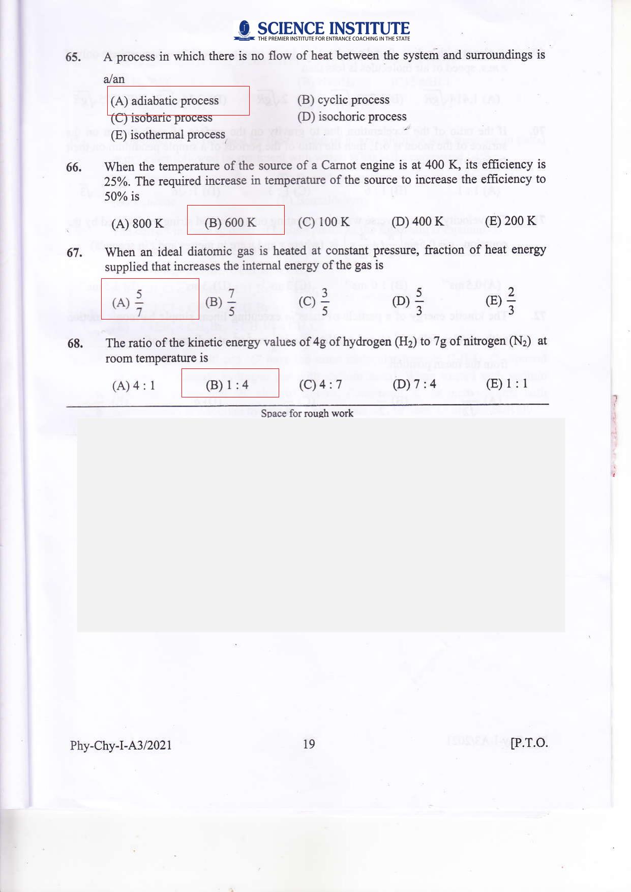 KEAM Paper I 2021 Question Paper - Page 18