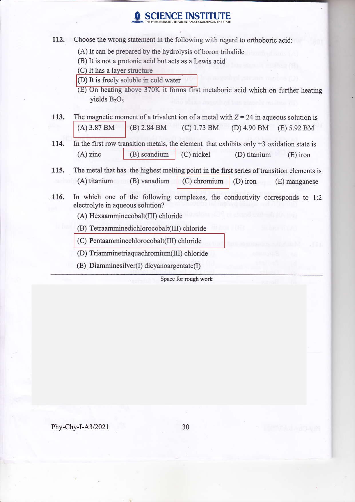 KEAM Paper I 2021 Question Paper - Page 29