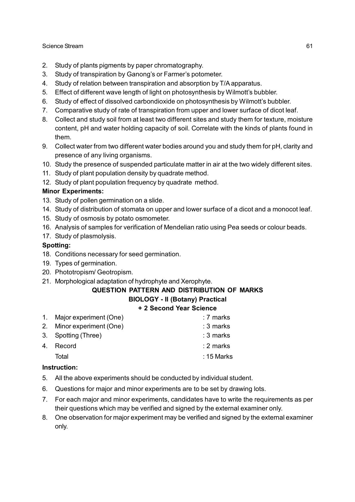 CHSE Odisha Class 12 Syllabus for Science - Page 61