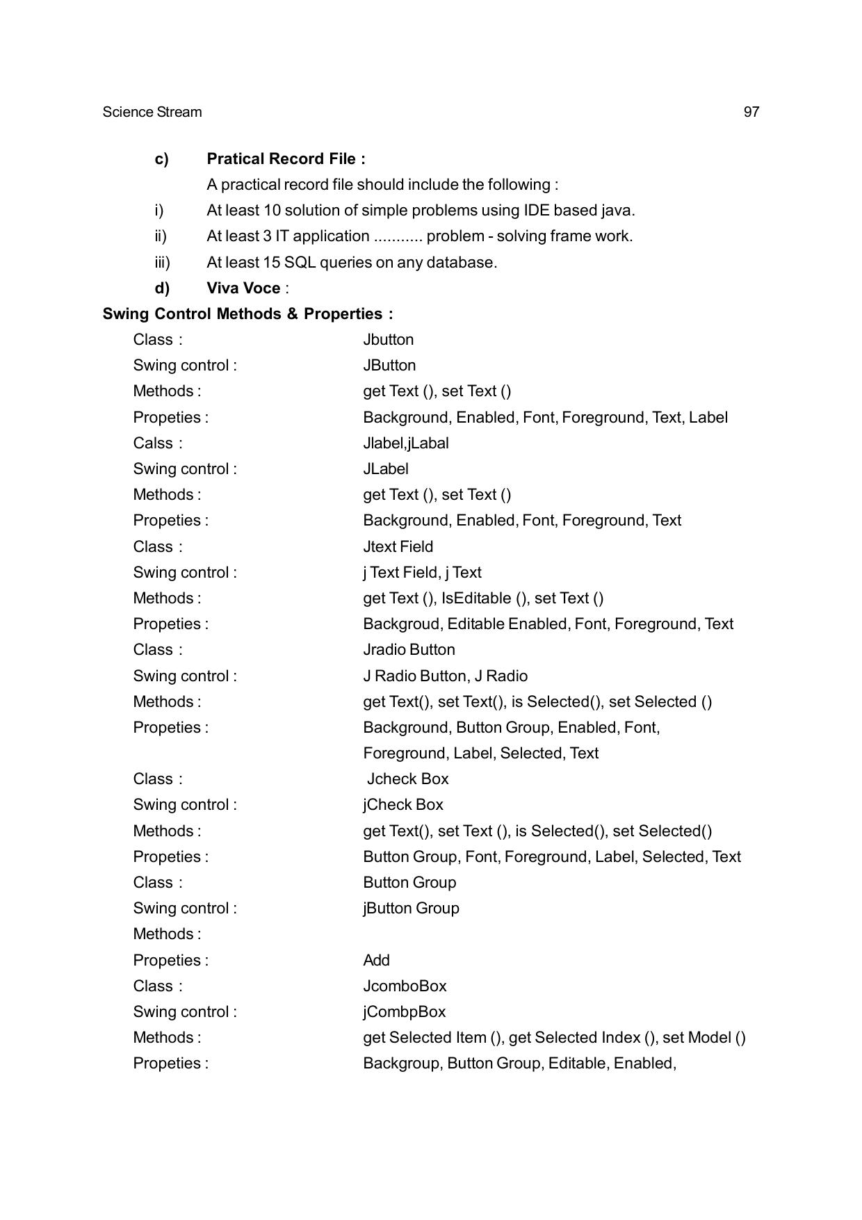 CHSE Odisha Class 12 Syllabus for Science - Page 97