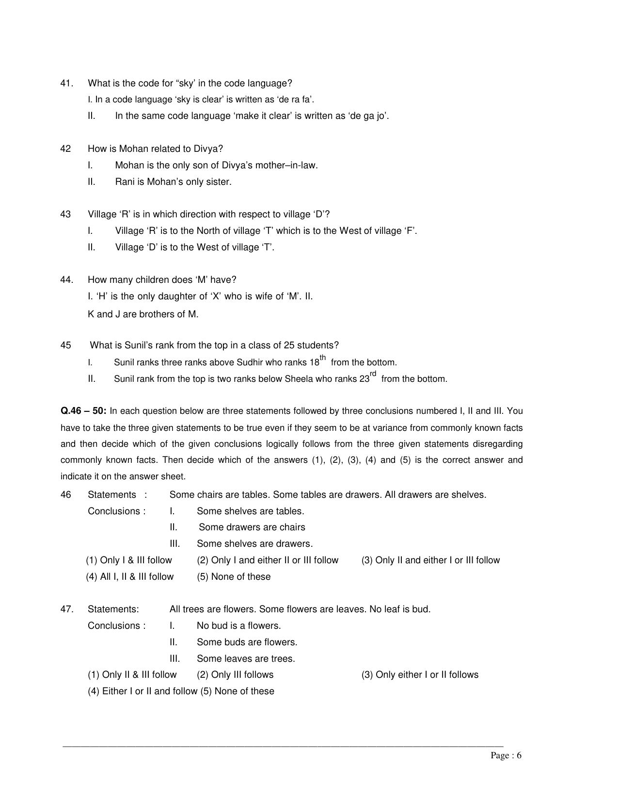 MAH M.Arch Sample Question Paper - Page 6