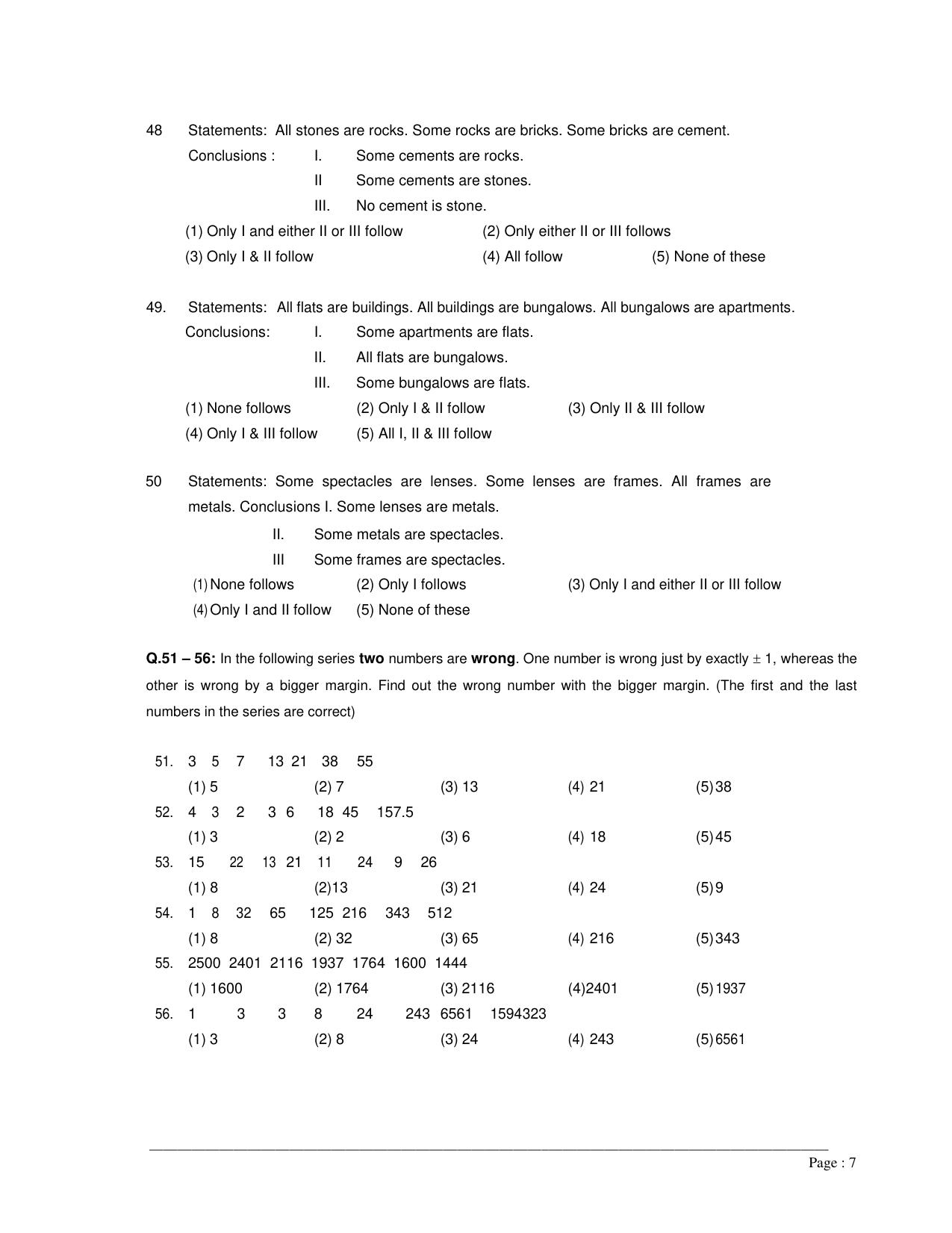 MAH M.Arch Sample Question Paper - Page 7