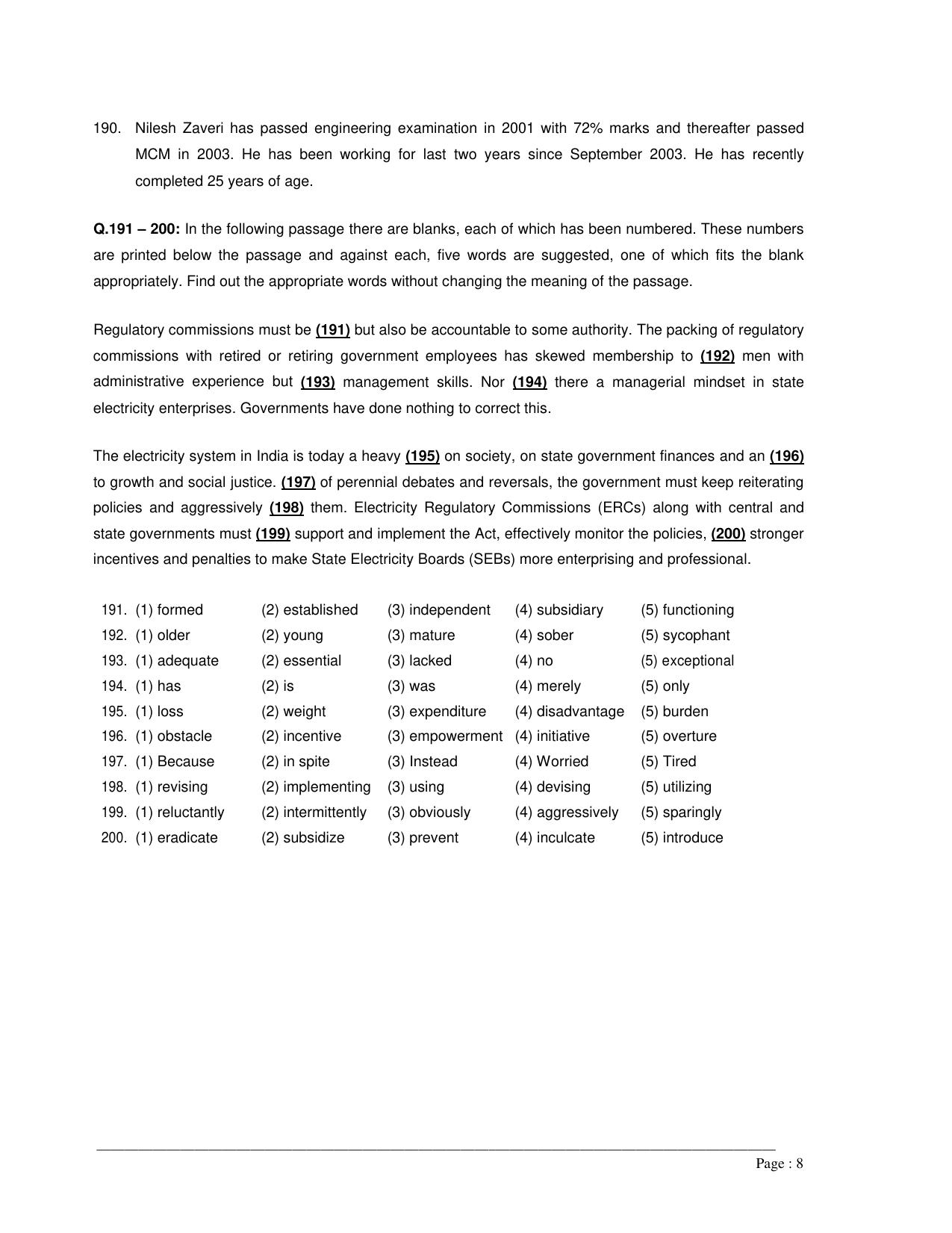 MAH M.Arch Sample Question Paper - Page 31
