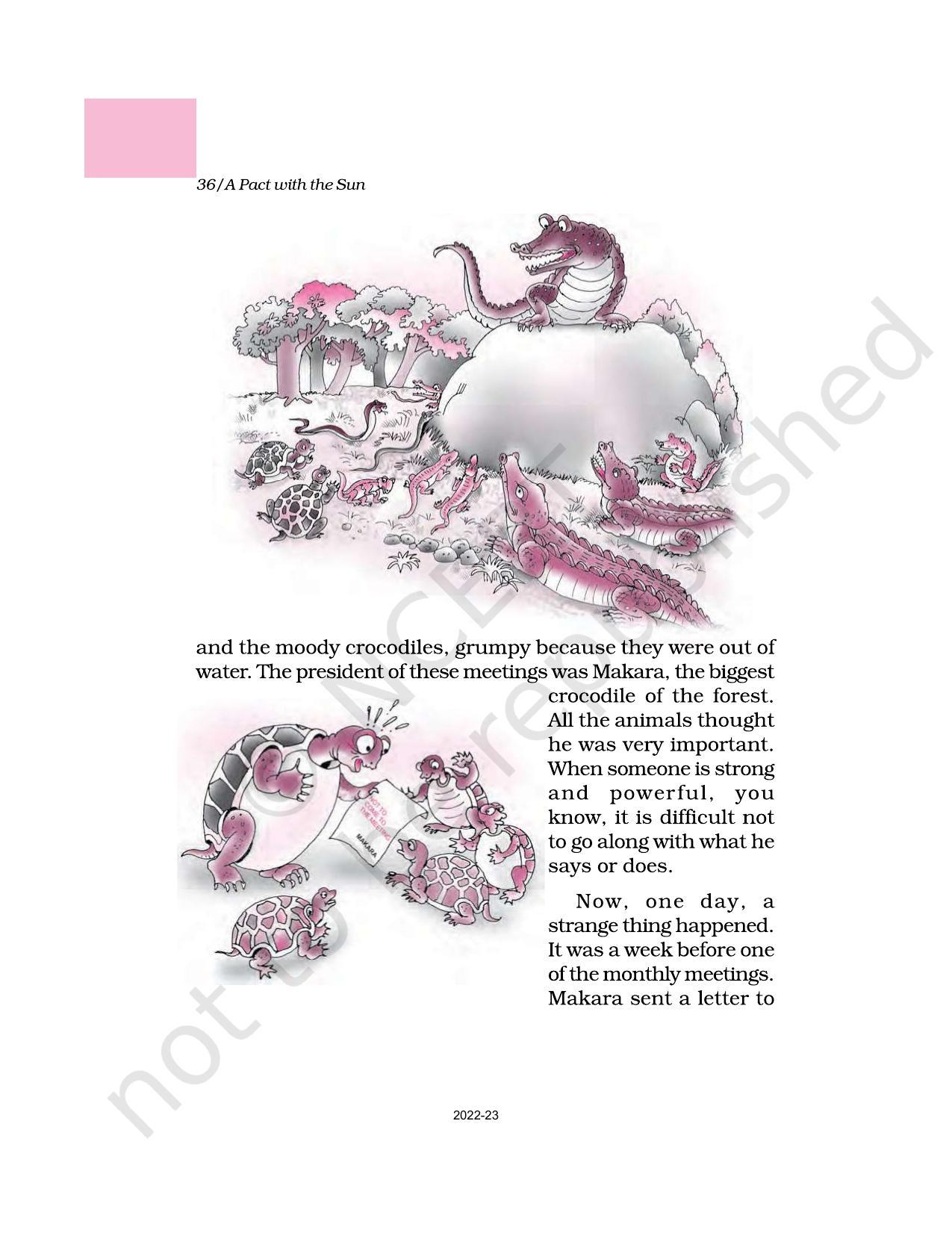 NCERT Book for Class 6 English(A Pact with the Sun) : Chapter 9-What Happened to the Reptiles - Page 4