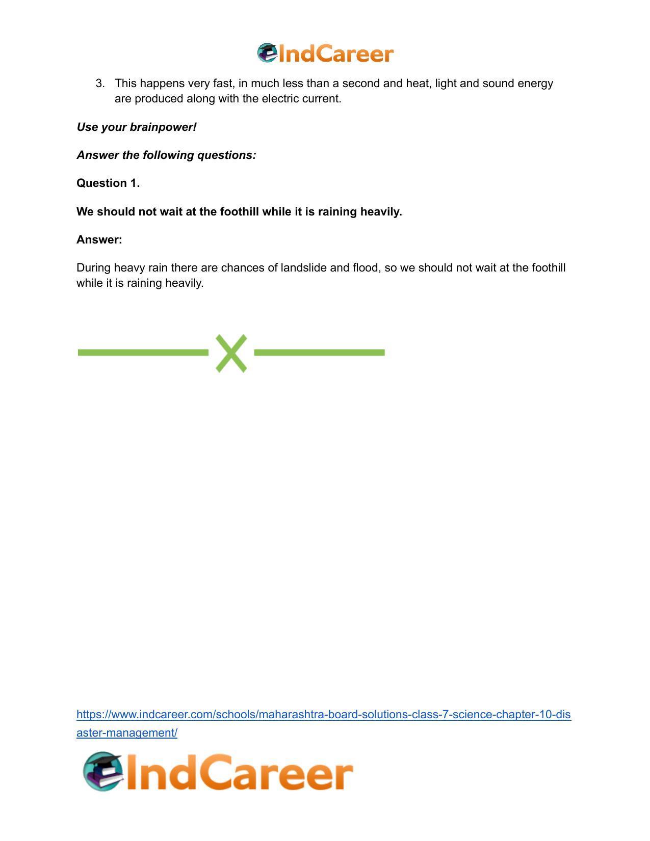 Maharashtra Board Solutions Class 7-Science: Chapter 10- Disaster Management - Page 13