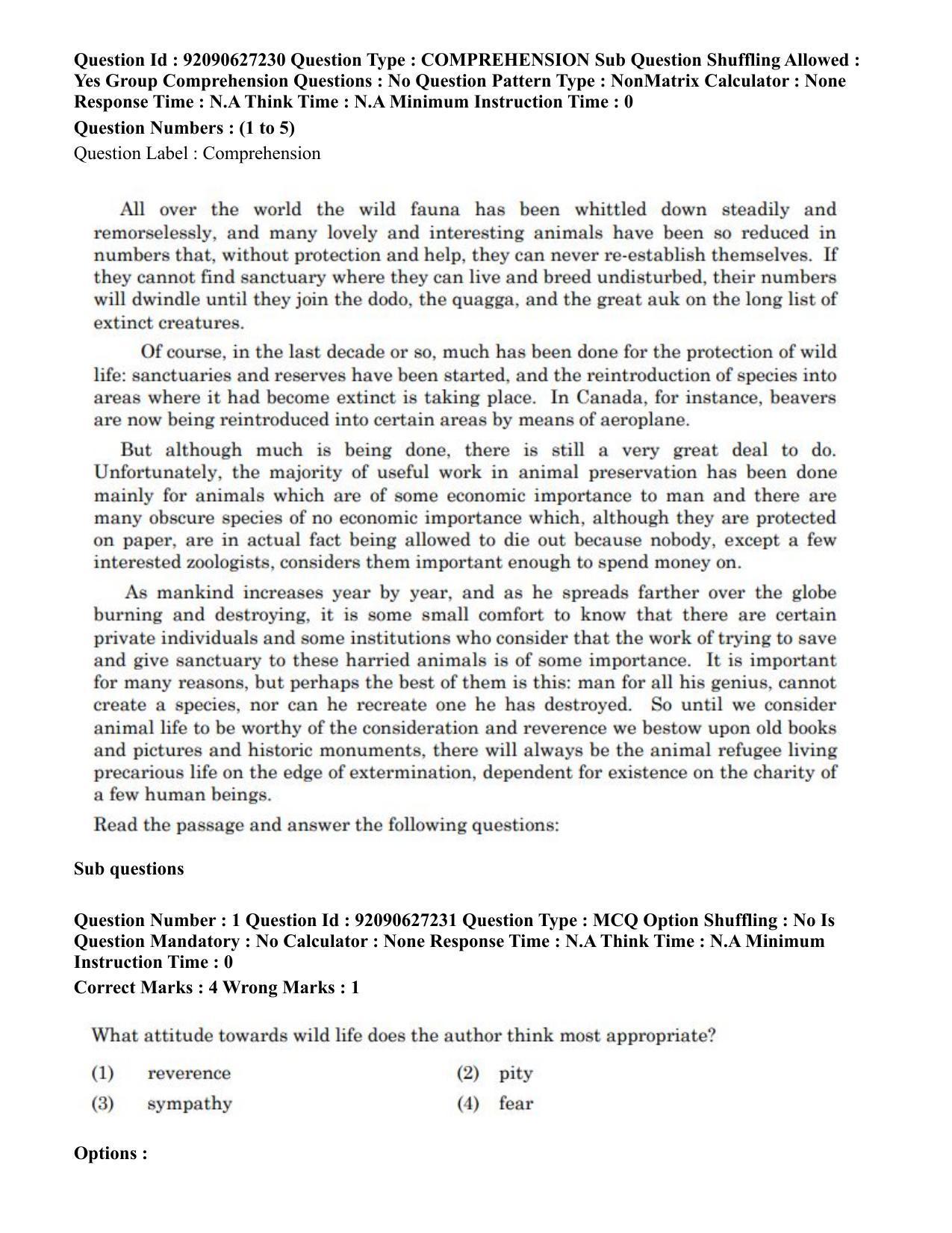 CUET PG 2023: SCQP23 – Pharmacy (Eng) - Shift 3 (26-06-2023) Question Paper - Page 2