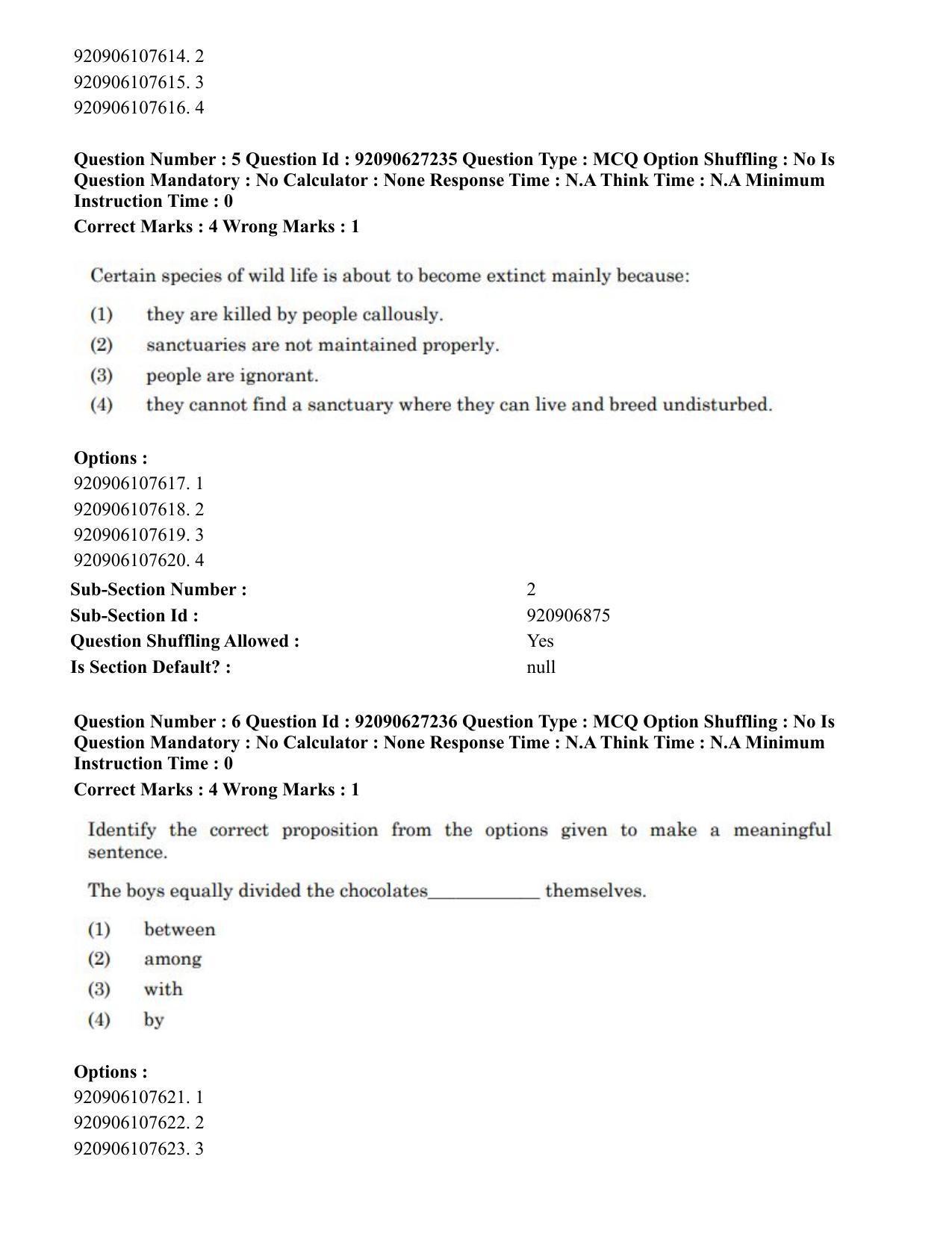 CUET PG 2023: SCQP23 – Pharmacy (Eng) - Shift 3 (26-06-2023) Question Paper - Page 7