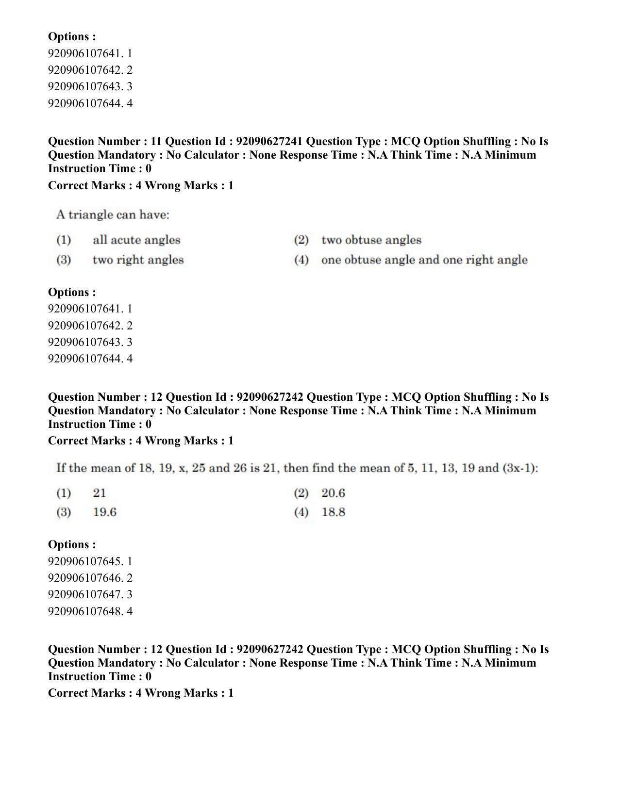 CUET PG 2023: SCQP23 – Pharmacy (Eng) - Shift 3 (26-06-2023) Question Paper - Page 12