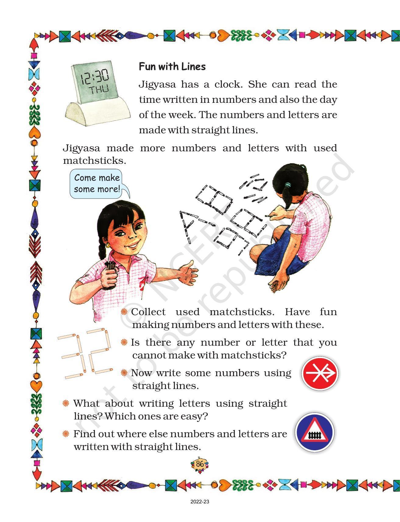 NCERT Book for Class 2 Maths Chapter 11-Lines and Lines - Page 3