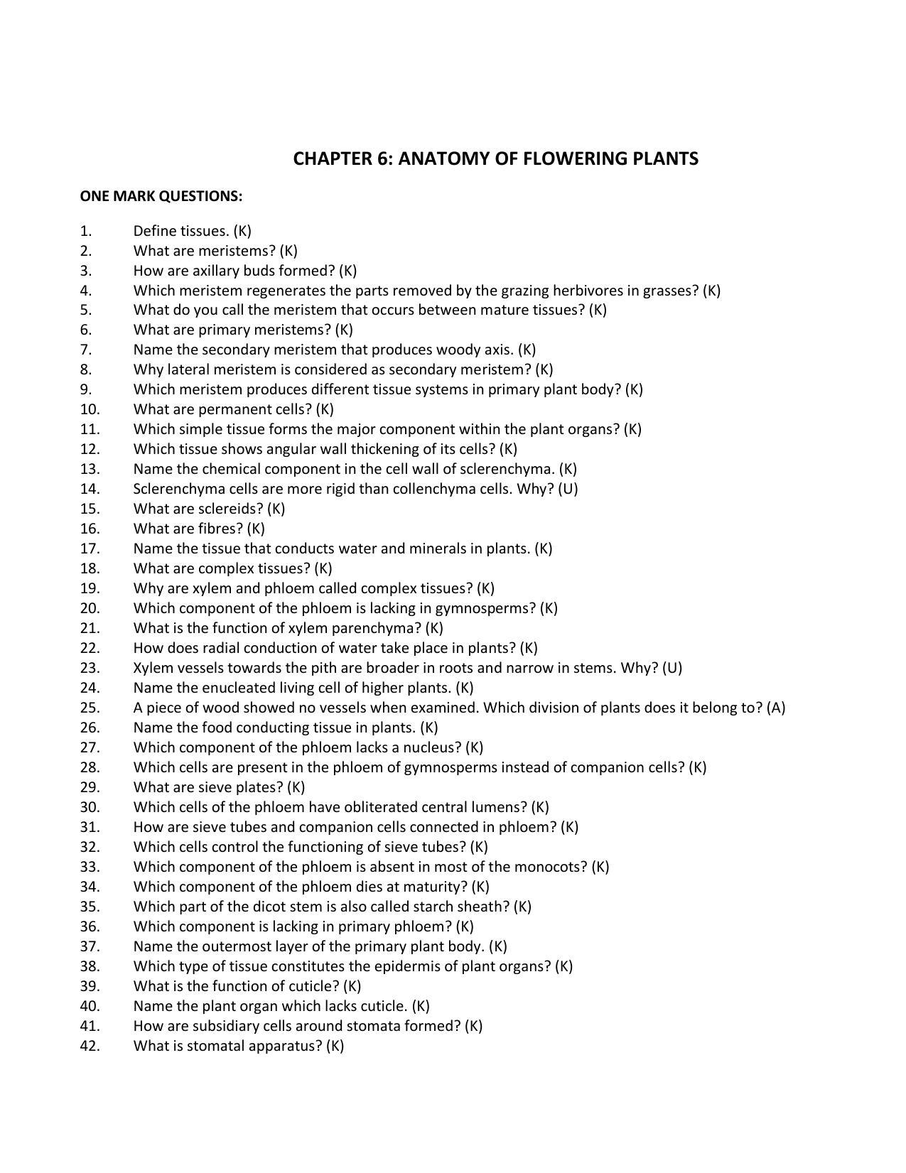 Karnataka 1st PUC Question Bank for Biology - Page 29
