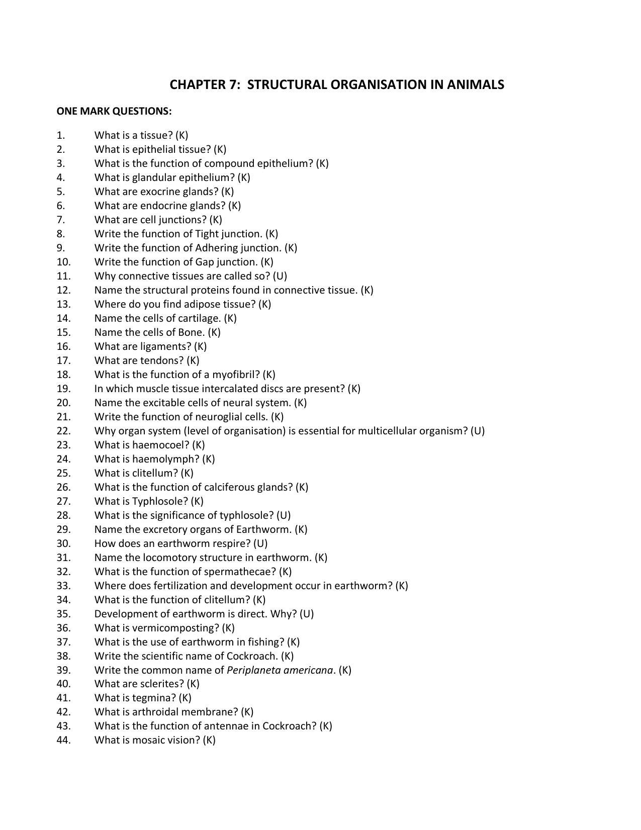 Karnataka 1st PUC Question Bank for Biology - Page 34