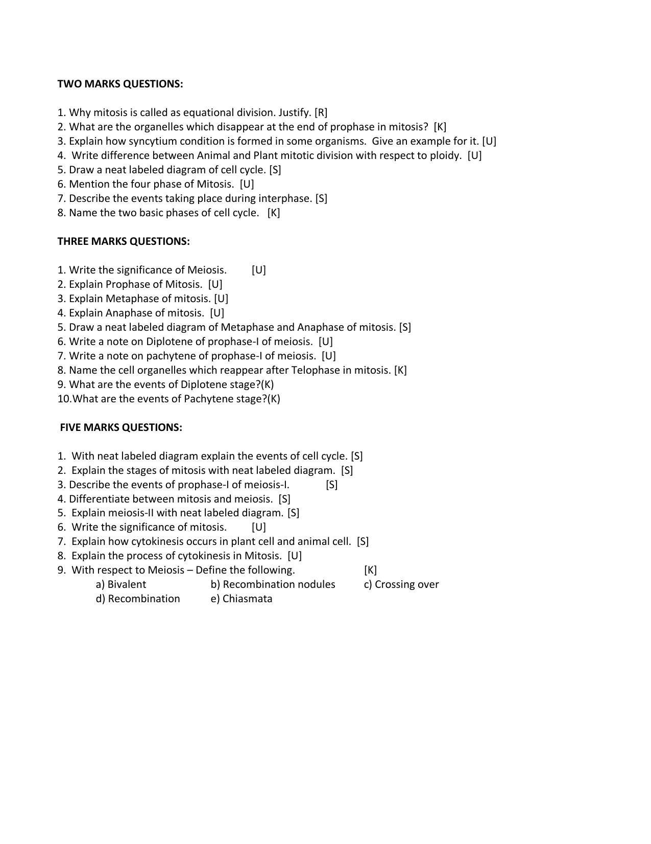 Karnataka 1st PUC Question Bank for Biology - Page 47