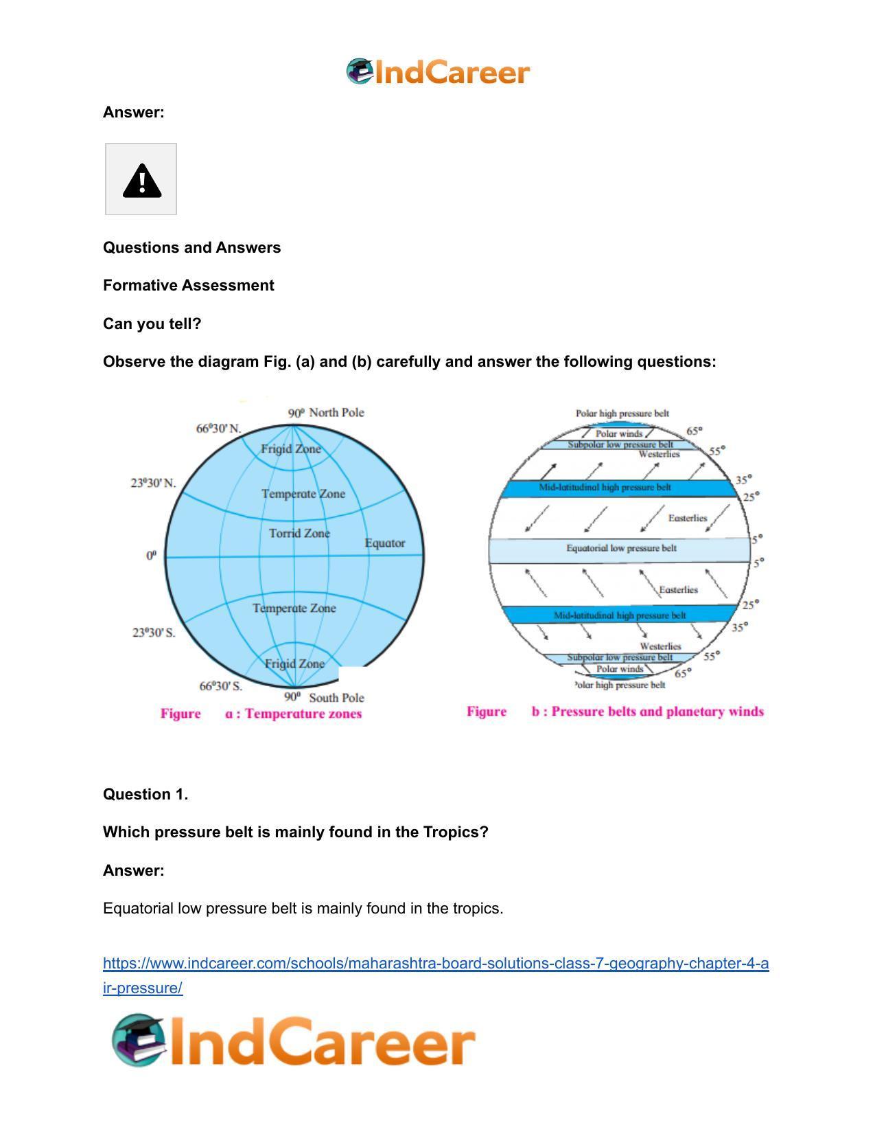 Maharashtra Board Solutions Class 7-Geography: Chapter 4- Air Pressure - Page 6