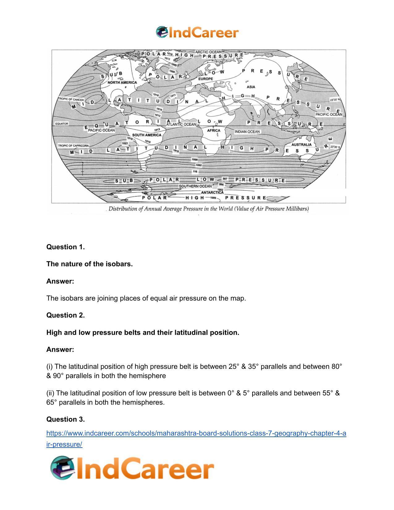 Maharashtra Board Solutions Class 7-Geography: Chapter 4- Air Pressure - Page 8