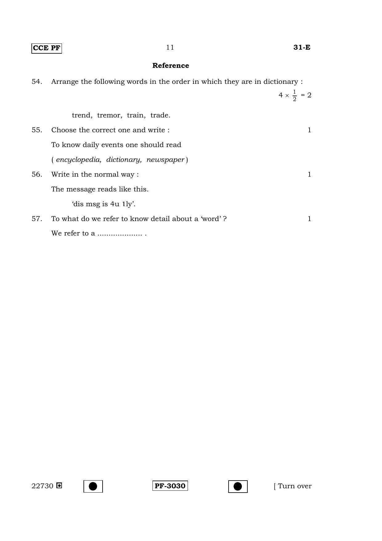 Karnataka SSLC English - Second Language - ENGLISH (31-E-(PF)_22) April 2015 Question Paper - Page 10