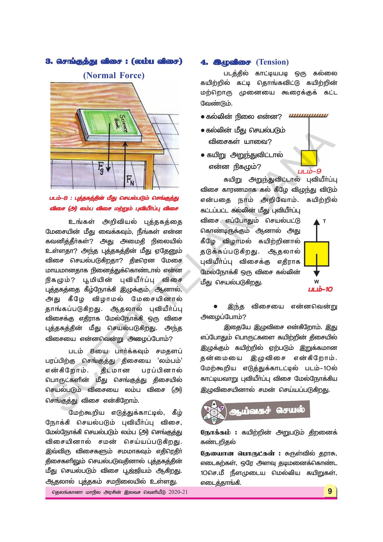 TS SCERT Class 8 Physical Science (Tamil Medium) Text Book - Page 21