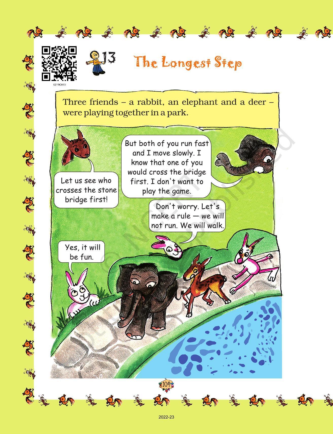 NCERT Book for Class 2 Maths Chapter 13-The Longest Step - Page 1
