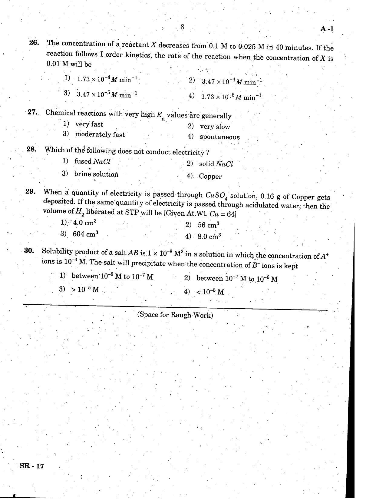 KCET Chemistry 2006 Question Papers - Page 8