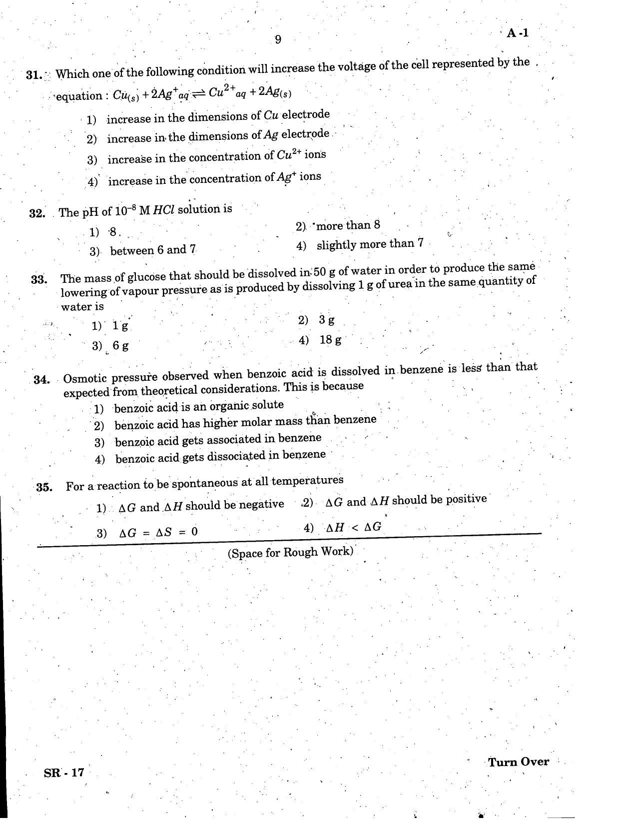 KCET Chemistry 2006 Question Papers - Page 9