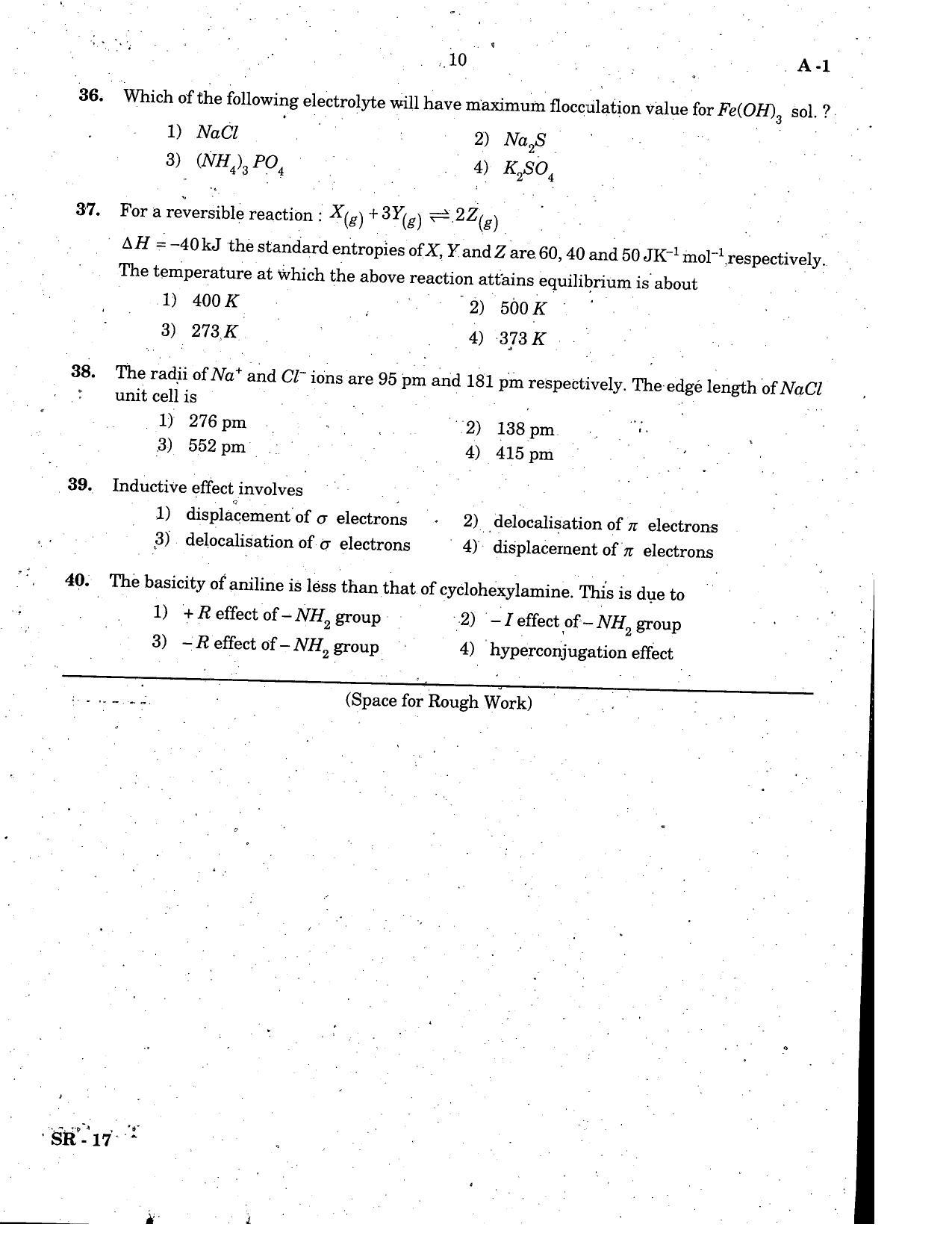 KCET Chemistry 2006 Question Papers - Page 10