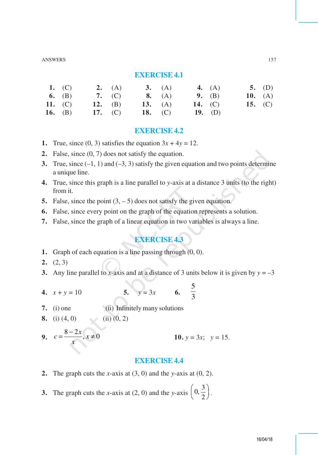 NCERT Exemplar Class 9: Mathematics Asnwers - Page 8