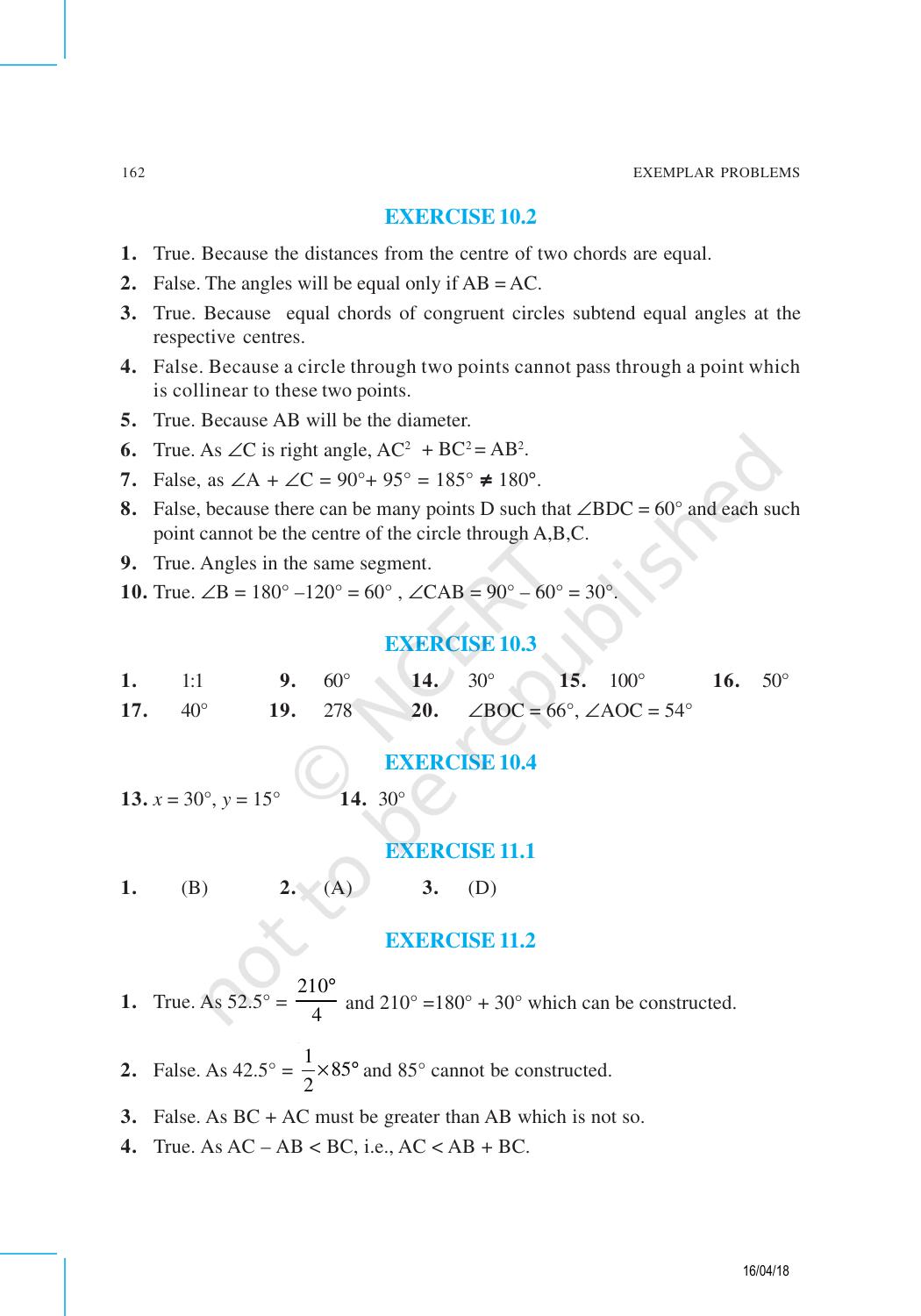 NCERT Exemplar Class 9: Mathematics Asnwers - Page 13