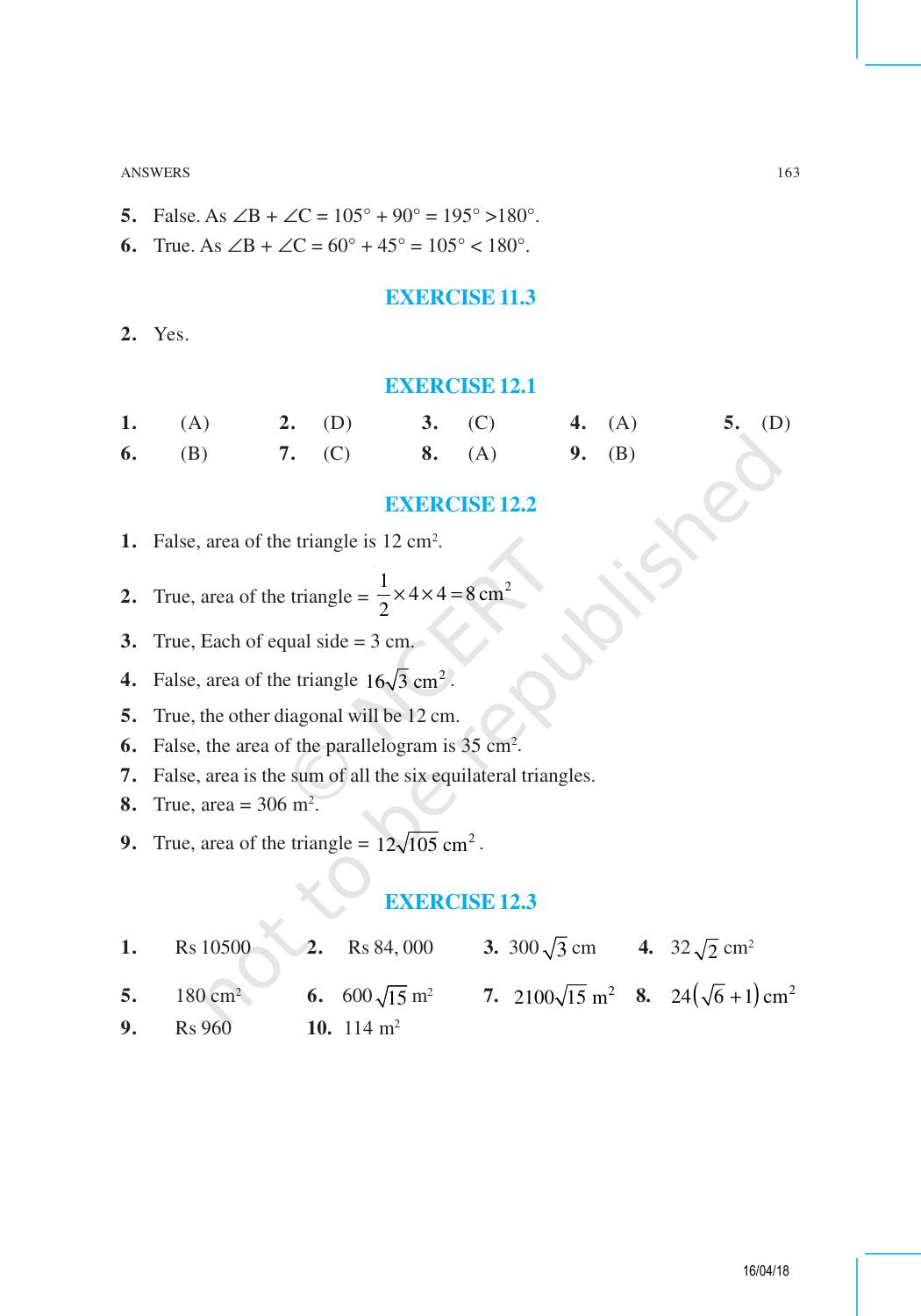 NCERT Exemplar Class 9: Mathematics Asnwers - Page 14