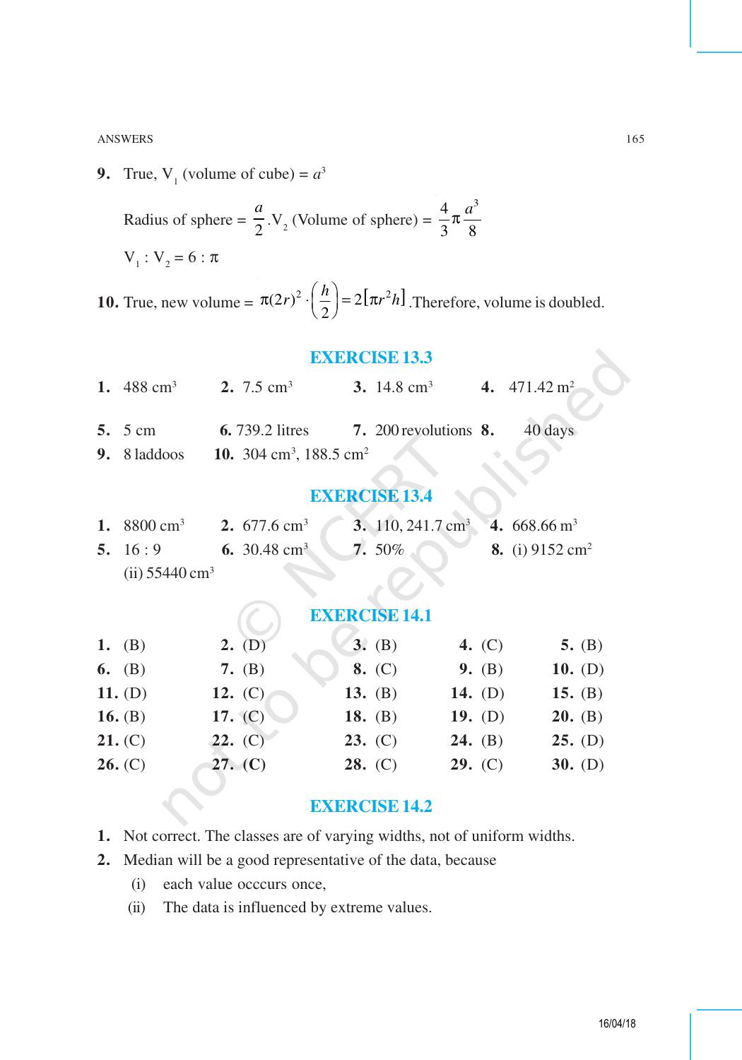 NCERT Exemplar Class 9: Mathematics Asnwers - Page 16