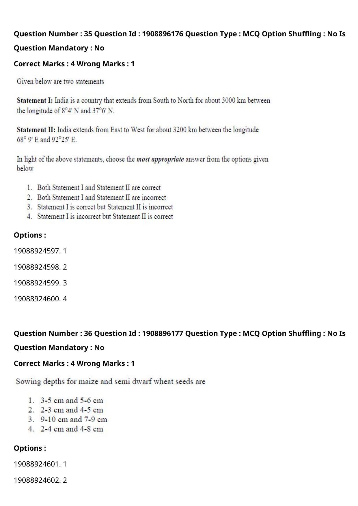 ICAR AIEEA PG 2021 AGRONOMY Question Paper - Page 21