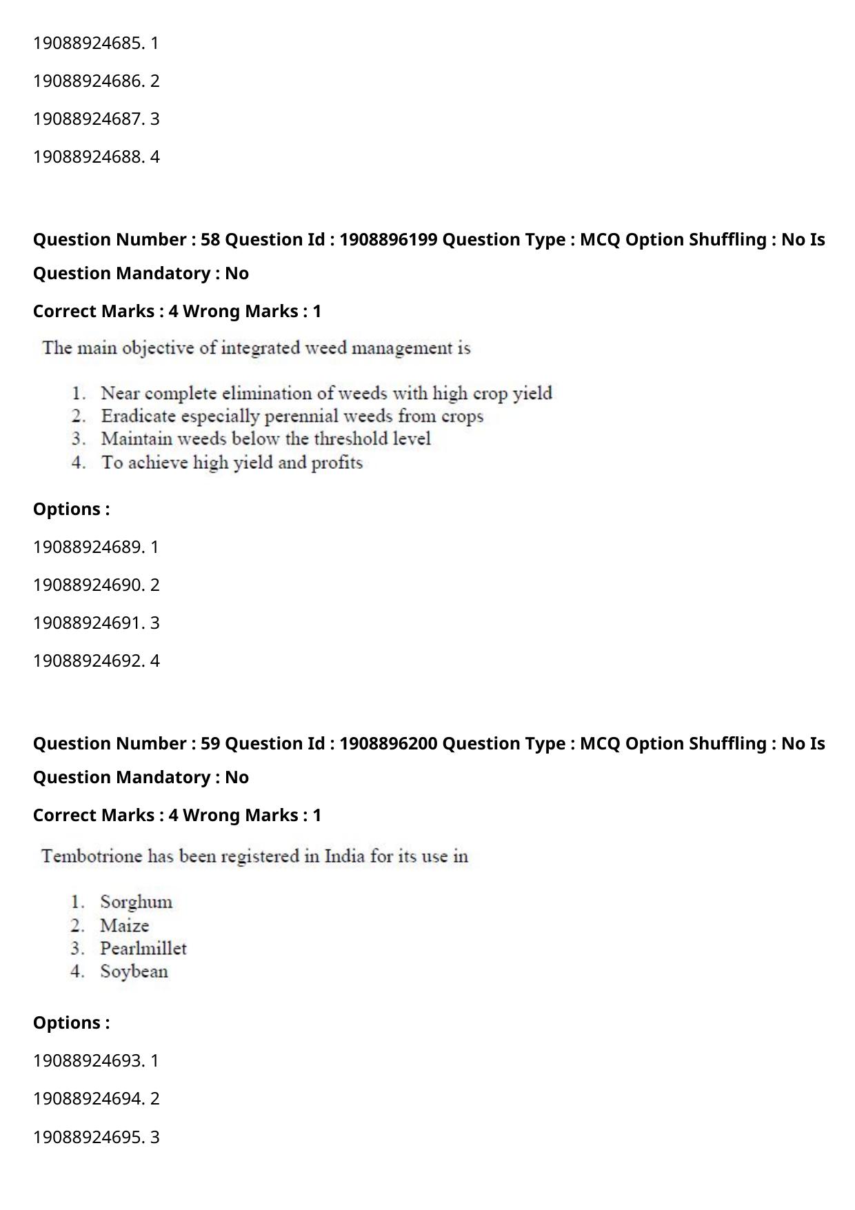 ICAR AIEEA PG 2021 AGRONOMY Question Paper - Page 33