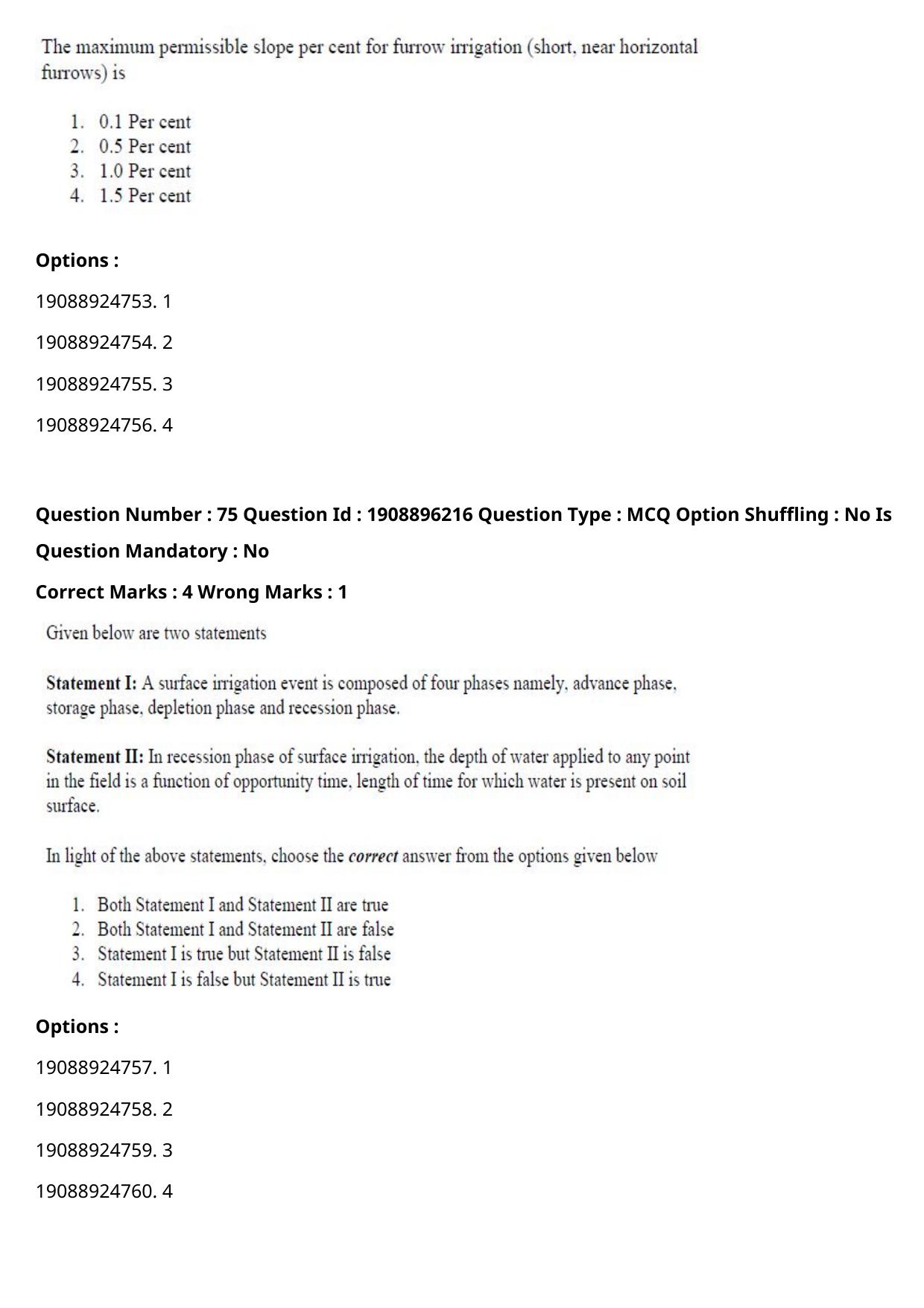 ICAR AIEEA PG 2021 AGRONOMY Question Paper - Page 43