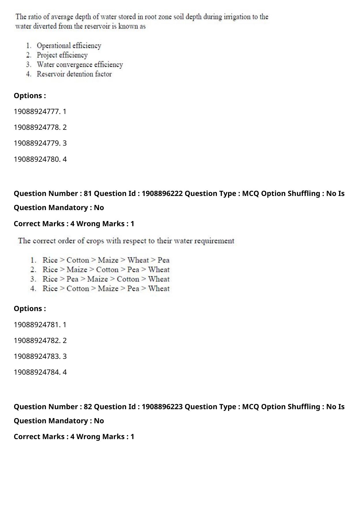 ICAR AIEEA PG 2021 AGRONOMY Question Paper - Page 46