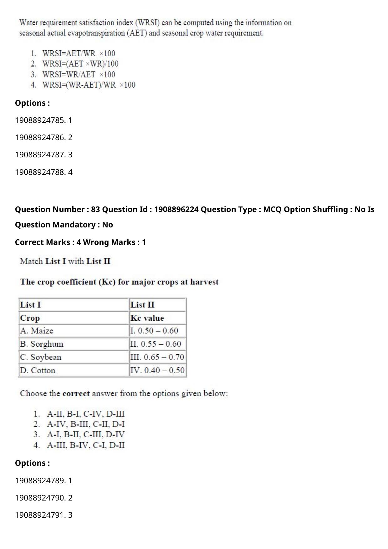 ICAR AIEEA PG 2021 AGRONOMY Question Paper - Page 47