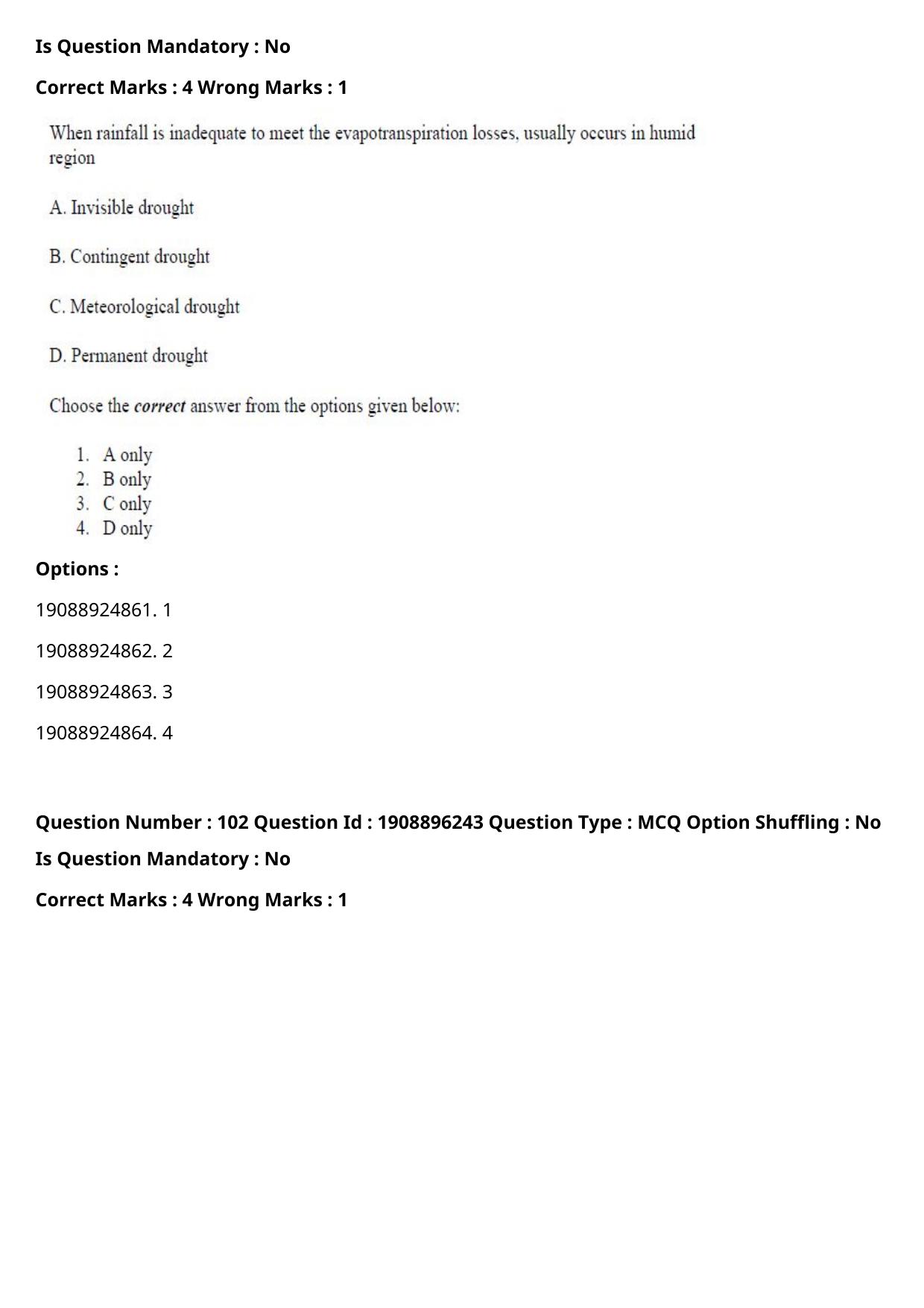 ICAR AIEEA PG 2021 AGRONOMY Question Paper - Page 58